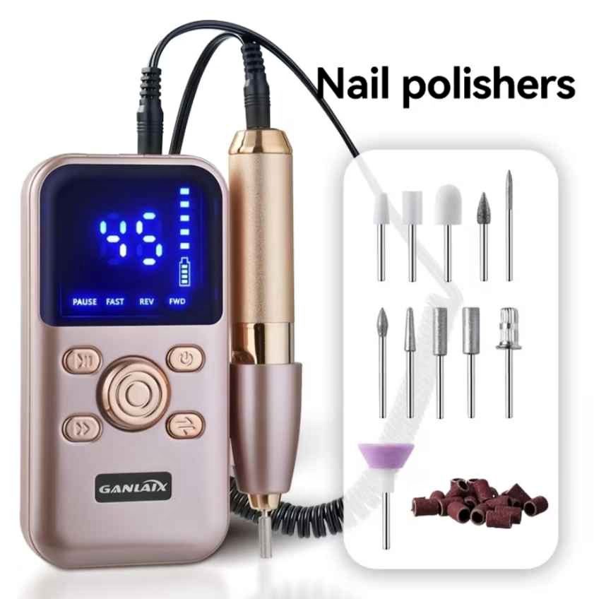 Drill Eléctrico Portátil para Uñas 4500 RPM GANLAIX