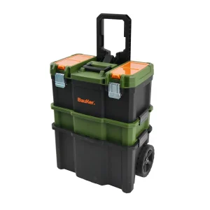 Caja Porta Herramienta 3 En 1 Plástico BAUKER