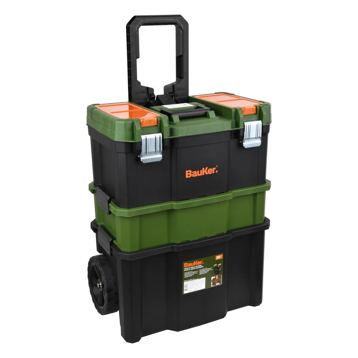 Caja Porta Herramienta 3 En 1 Plástico BAUKER - Imagen 2