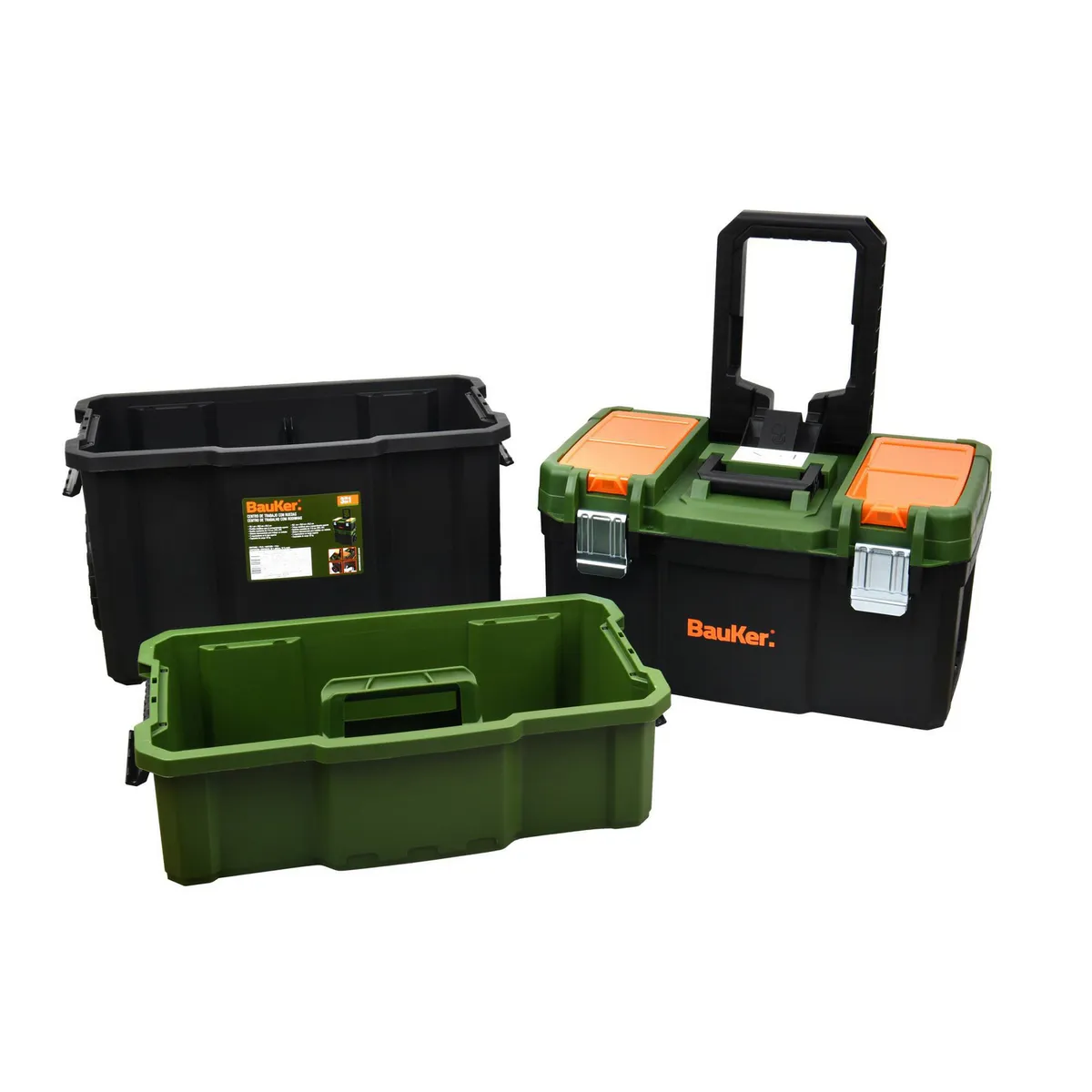Caja Porta Herramienta 3 En 1 Plástico BAUKER - Imagen 6