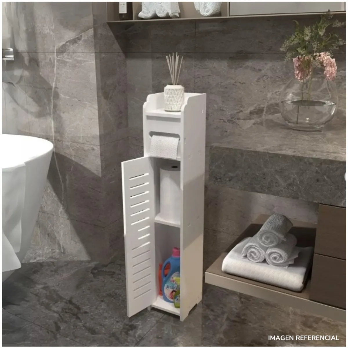 Organizador Estante de Baño Armario Multiusos - Imagen 4